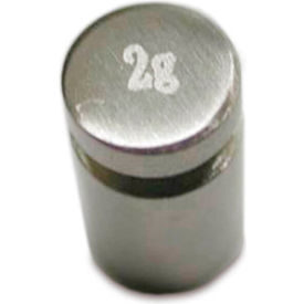 Ohaus Corporation 80850119 Ohaus® 2g Cylindrical Weight Stainless Steel ASTM Class 6 image.