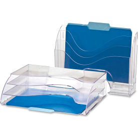 Officemate International 22904 Officemate Hangable Two-Way Organizer Clear image.