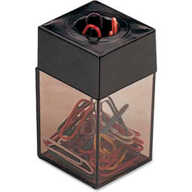 Officemate International 93690 Officemate® Magnetic Paper Clip Dispenser 1-7/8" x 3-3/16" Smoke image.