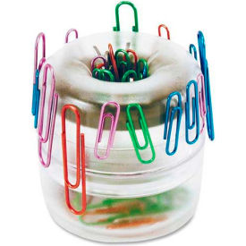 Officemate International 93695 Officemate®Paper Clip Holder 3" x 3" Clear image.
