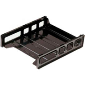 Officemate International OIC21031 Officemate®Front Loading Letter Tray 10-1/2" x 2-7/8" x 12-1/2" Black image.