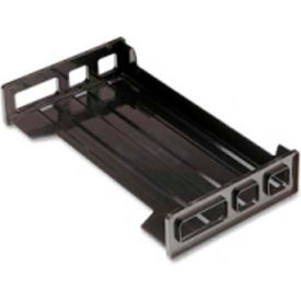 Officemate International OIC21102 Officemate®Side Loading Stackable Desk Tray 16-1/4" x 9" x 2-4/5" Black image.