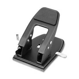 Officemate International 90082 Officemate® Heavy-Duty Two-Hole Punch, 50 Sheet Capacity, Black image.