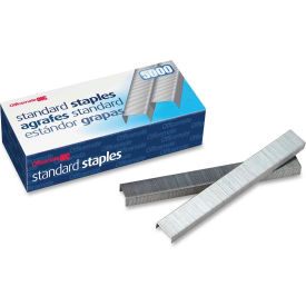 Officemate International 91900 Officemate® Standard Chisel Point Staples, 20 Sheets, 1/4" Leg Length, 210 Per Strip, 5000/Box image.