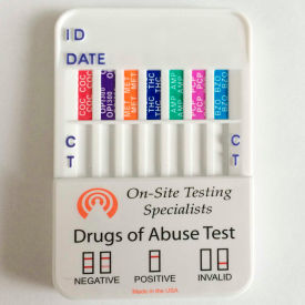 On-Site Testing Specialist Inc 711000 On-Site Testing Specialists 5-Panel Dip Card Drug Test 711E03, 25 Tests/Box image.
