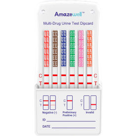 Dochek® Amazewell™ 6-Panel Urine Dip Card Drug Test CLIA Waived 25 Tests/Box