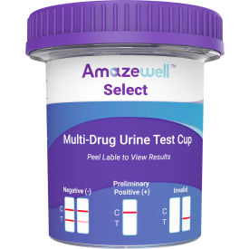 Dochek® Amazewell™ 10-Panel Drug Test Cup AMP/BAR/BZO/COC/MET/MTD/OPI/OXY/PCP/THC 25/Box