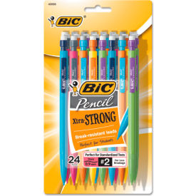 Bic® Mechanical Pencil With Pocket Clip 0.9mm Assorted Barrels 24/Pack