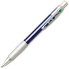 Bic® Velocity Mechanical Pencil Refillable Rubber Grip 0.9mm Black Barrel Dozen