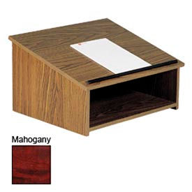 National Public Seating 22-MY Table Top Podium / Lectern - Mahogany image.