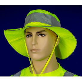 Hi Visibility Ranger Hat With Perimeter Insect Guard, Yellow, L/XL, UHV503-L/XL