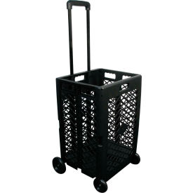 Olympia Tools 85-404 Olympia Tools Pack-N-Roll® Mesh Rolling/Folding Crate Cart, 55 Lb. Capacity image.