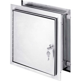 Omnimed Inc. 181786 Omnimed® Stainless Steel Pass-Thru Cabinet with Key Lock, 12"H x 11-1/2"W x 8-1/4"D image.