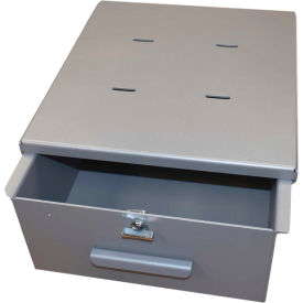 Omnimed Inc. 183035T Omnimed® 183035T Large Aluminum Refrigerator Lock Box with Non-Locking Thumb Latch image.