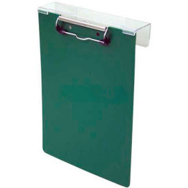 Omnimed Inc. 203913-FG Omnimed® Poly Overbed Clipboard, 9"W x 12-7/8"H, Forest Green image.