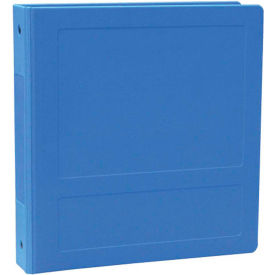Omnimed Inc. 205002-CB Omnimed® 1" Molded Ring Binder, Side Open, Holds 250 Sheets, Medium Blue image.