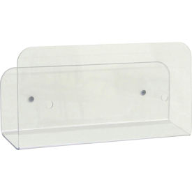 Omnimed Inc. 255750 Omnimed® Open Ended Wall Storage Pocket - 12"W x 3"D x 6"H, Clear image.