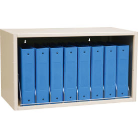Omnimed® Cubbie File Storage Rack, 8 Binder Capacity, Beige Omnimed® Cubbie File Storage Rack, 8 Binder Capacity, Beige