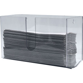 PETG Folded Paper Towel Dispenser, Clear view 2