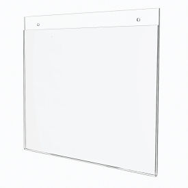Omnimed Large Horizontal Sign Holder Acrylic 17"W x 11-3/4"H Pack of 5 