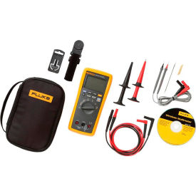 Fluke® Wireless True-RMS Digital Multimeter Combo Kit with Fluke Connect & Deluxe Accessories 