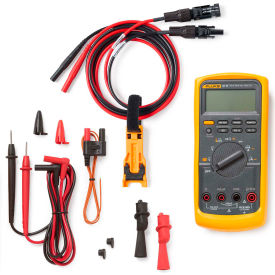 Fluke® Solar Tools Kit with 87V Industrial Digital Multimeter & TLPV1 MC4 to 4 mm Test Lead Set 