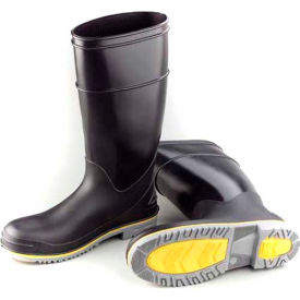 Dunlop Industrial & Protective Footwear  899041400 Dunlop Mens Boot, 16" Flex 3 Black Plain Toe, PVC, Size 14 image.