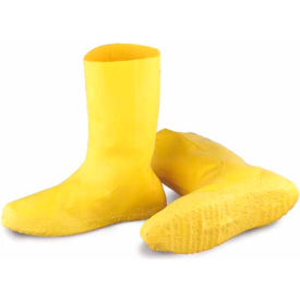 Dunlop Industrial & Protective Footwear  975912X00 Onguard Mens 12" Hazmat Yellow Boot Cover, Latex, Size 2X image.