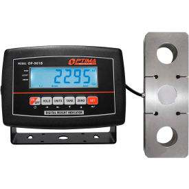 6,000 LBS x 2 LBS NEW Optima Scale OP-925-6000 Digital Heavy Duty Industrial Hanging LCD Crane Scale With Remote Control