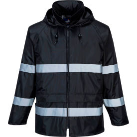 Classic Iona Enhanced Visibility Rain Jacket, 5XL, Black view 2