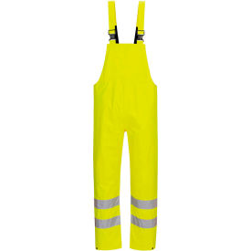 Hi-Vis Bib Overall, 4XL, Yellow view 2