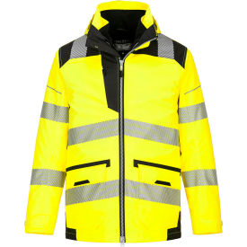 Hi-Vis Breathable 5-In-1 Jacket, ANSI Class 3, 3XL, Yellow/Black view 2