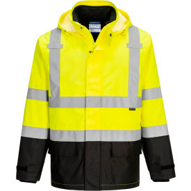 Hi-Vis 3-In-1 Contrast Traffic Jacket, XL, Yellow/Black view 2