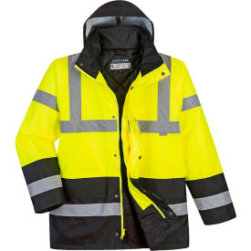 Winter Parka, 4XL, Hi-Vis Yellow/Black view 2
