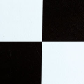 ACHIM IMPORTING COMPANY INC STT1M10320 Achim Sterling Self Adhesive Vinyl Floor Tile 12" x 12", Black/White, 20 Pack image.