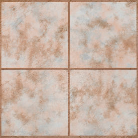 ACHIM IMPORTING COMPANY INC VFT960POVR Achim Portfolio Self Adhesive Vinyl Floor Tile 12" x 12", Rustic Clay Square, 9 Pack image.