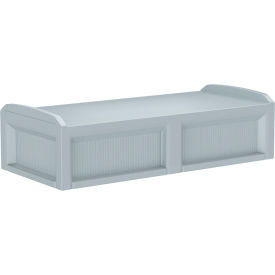 Cortech® USA Solstice Behavioral Health Bed 80" x 36" Gray 