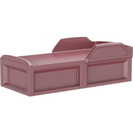 Cortech® USA Solstice Bed with Safety Rail & 3 Doors 80" x 36" Black 