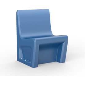 CORTECH USA 116484MBS Cortech USA Sentinel Armless Chair Floor Mount, Midnight Blue w/Door image.