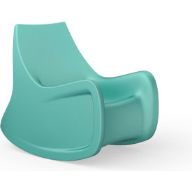Cortech® USA Radial Rocker Rocking Arm Chair 30"W x 45-1/2"D Aqua 