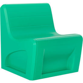 Sync Armless Modular Chair, 29"W x 32"D, Green view 2