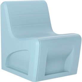 Cortech® USA Sync Armless Slim Chair with Ballast Door 25"W x 32"D Blue Gray 