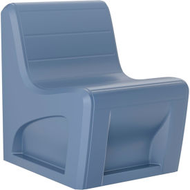 Cortech® USA Sync Armless Slim Chair with Ballast Door 25"W x 32"D Midnight Blue 