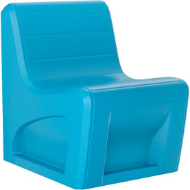 Cortech® USA Sync Armless Slim Chair with Ballast Door 25"W x 32"D Slate Blue 