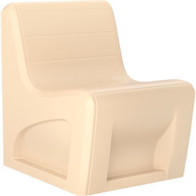 Cortech® USA Sync Armless Slim Chair with Ballast Door 25"W x 32"D Sand 
