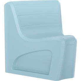 Cortech® USA Sync Armless Modular Wedge Chair with Ballast Door 31"W x 32"D Blue Gray 