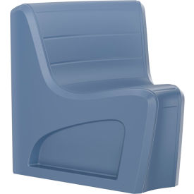 Cortech® USA Sync Armless Modular Wedge Chair 31"W x 32"D Midnight Blue 