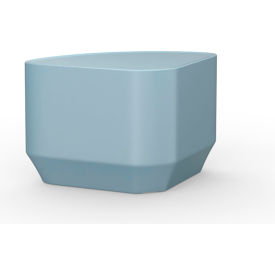 Cortech® USA Endurance Wedge End Table with Ballast Door 19" x 27" Blue Gray 