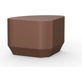 Cortech® USA Endurance Wedge End Table 19" x 27" Brown 