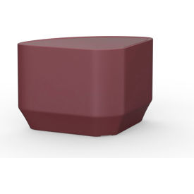 Cortech® USA Endurance Wedge End Table 19" x 27" Burgundy 